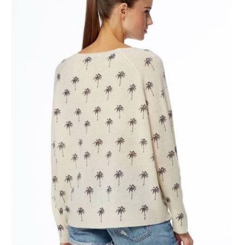 Skull Cashmere Zane Palm 100% Cashmere Sweater size M - Picture 3 of 11